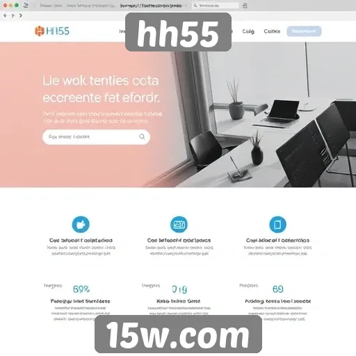 Novas funcionalidades do site hh55 em destaque